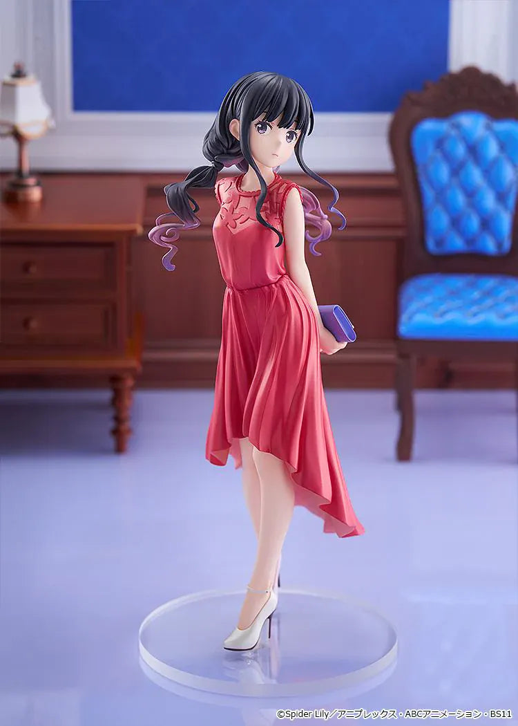 Chisato Nishikigi and Takina Inoue After Party POP UP PARADE L Size figures in elegant dresses