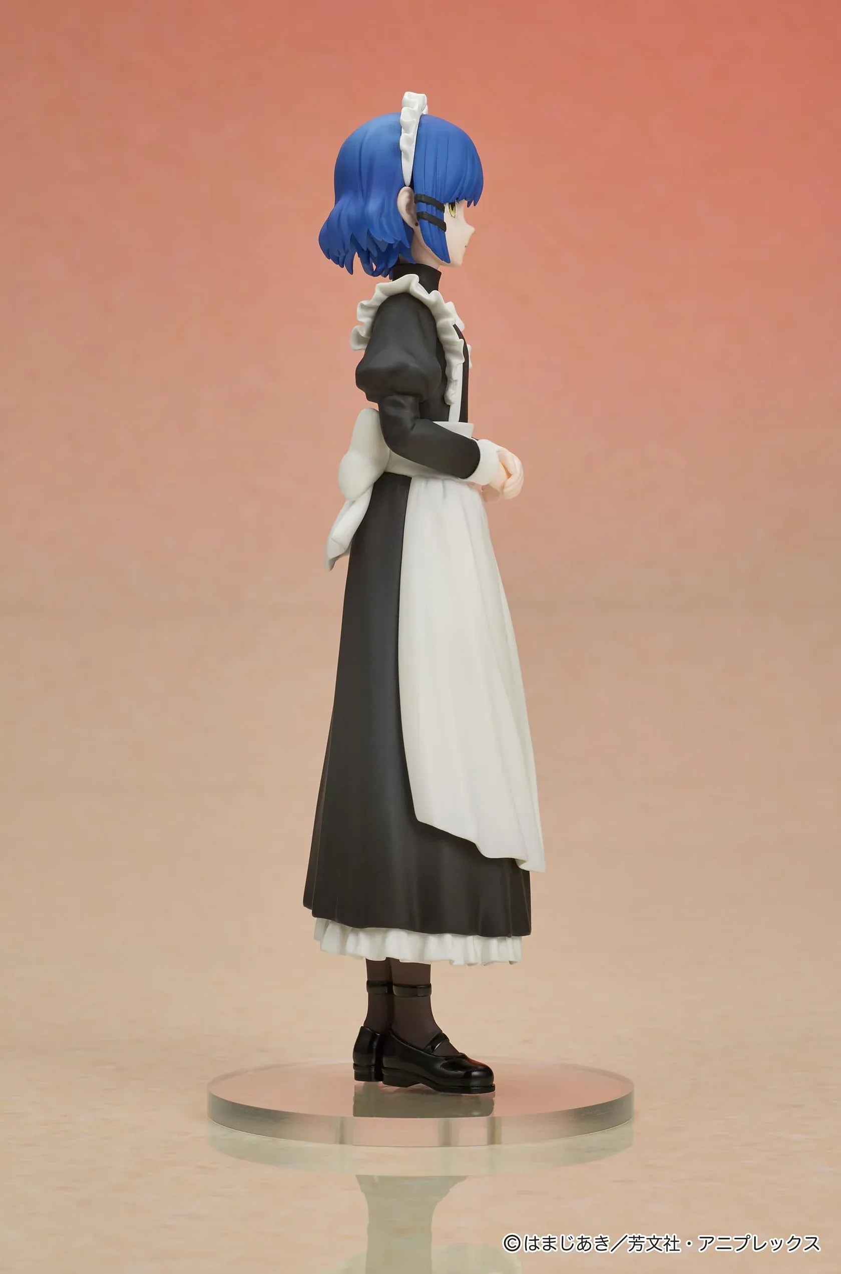 Bocchi the Rock DIGSTA Ryo Yamada figure wearing a black and white maid outfit