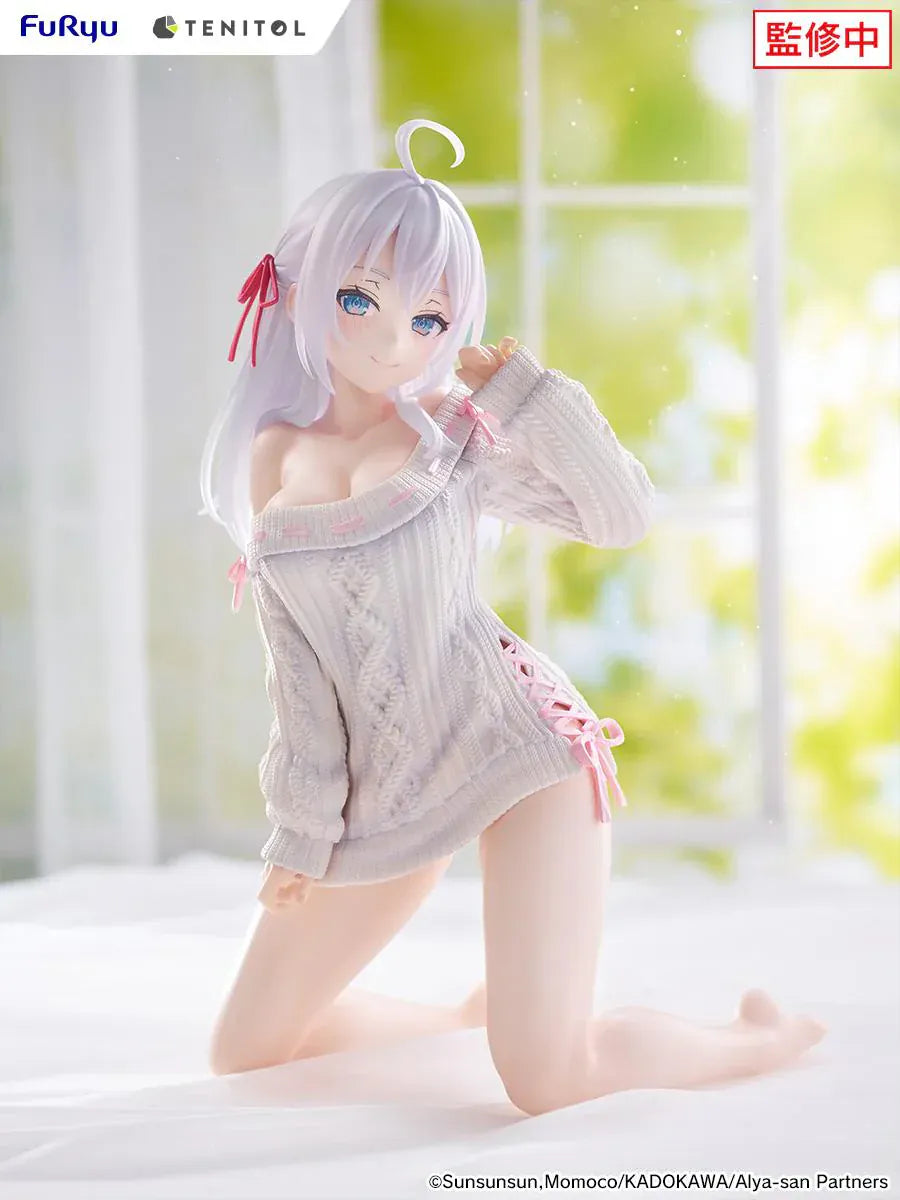 Alya knit version Tenitol Big Noodle Stopper figure Alya Sometimes Hides Her Feelings in Russian anime collectible