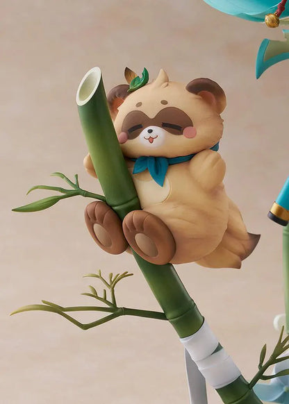 Hololive Production Iroha Kazama 1/7 scale figure standing on bamboo-themed base with detailed kimono outfit.