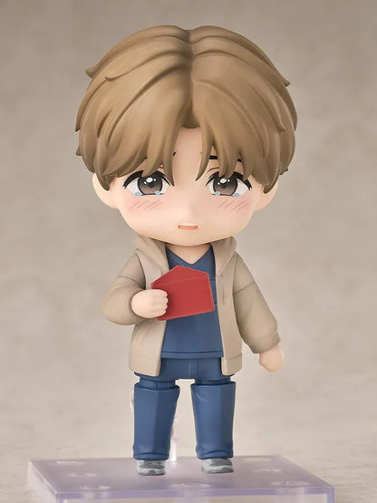 Jinx Nendoroid Joo Jaekyung and Kim Dan Figures featuring both characters in chibi-style designs with casual outfits and character accessories.