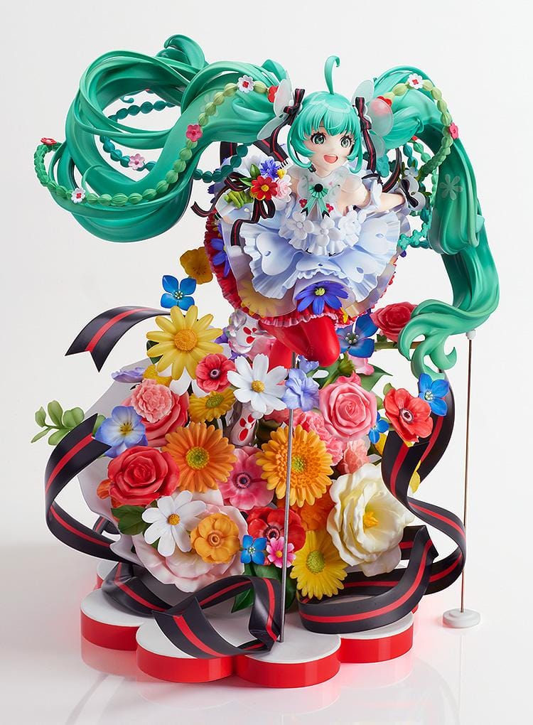 Vocaloid Character Vocal Series 01 Hatsune Miku Japan Live Tour 2025 Blooming 1/7 Scale Figure surrounded by colorful flowers