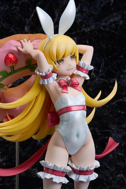 Monogatari Shinobu Oshino White Bunny Ver 1/4 scale figure with blonde hair and white bunny outfit