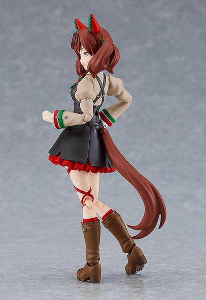 Umamusume Pretty Derby figma Nice Nature Figure Rerelease featuring Nice Nature in her black red and green racing outfit