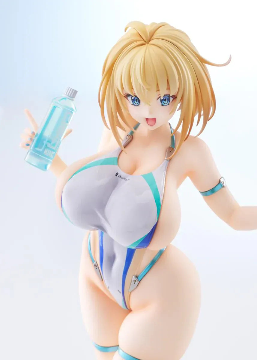Bunny Suit Planning Sophia F. Shirring High-Cut Swimsuit Version 1/6 scale anime figure posed on round display base
