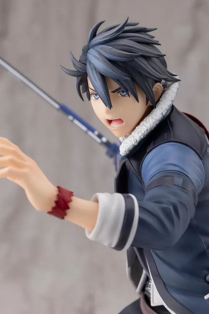 The Legend of Heroes Trails Through Daybreak Van Arkride 1/8 Scale Figure in a dynamic battle pose wielding his weapon
