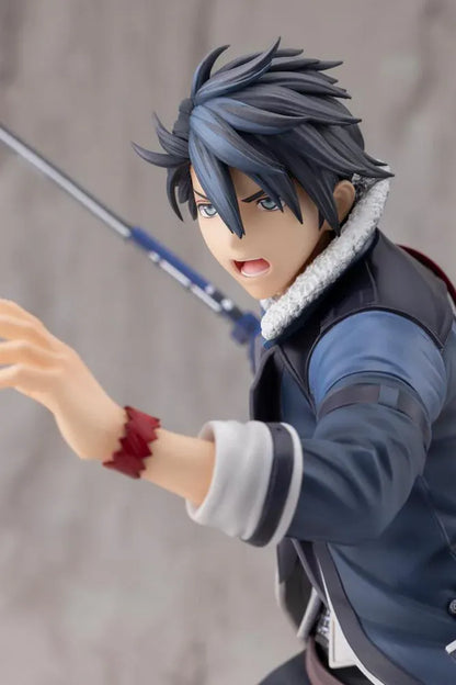 The Legend of Heroes Trails Through Daybreak Van Arkride 1/8 Scale Figure in a dynamic battle pose wielding his weapon
