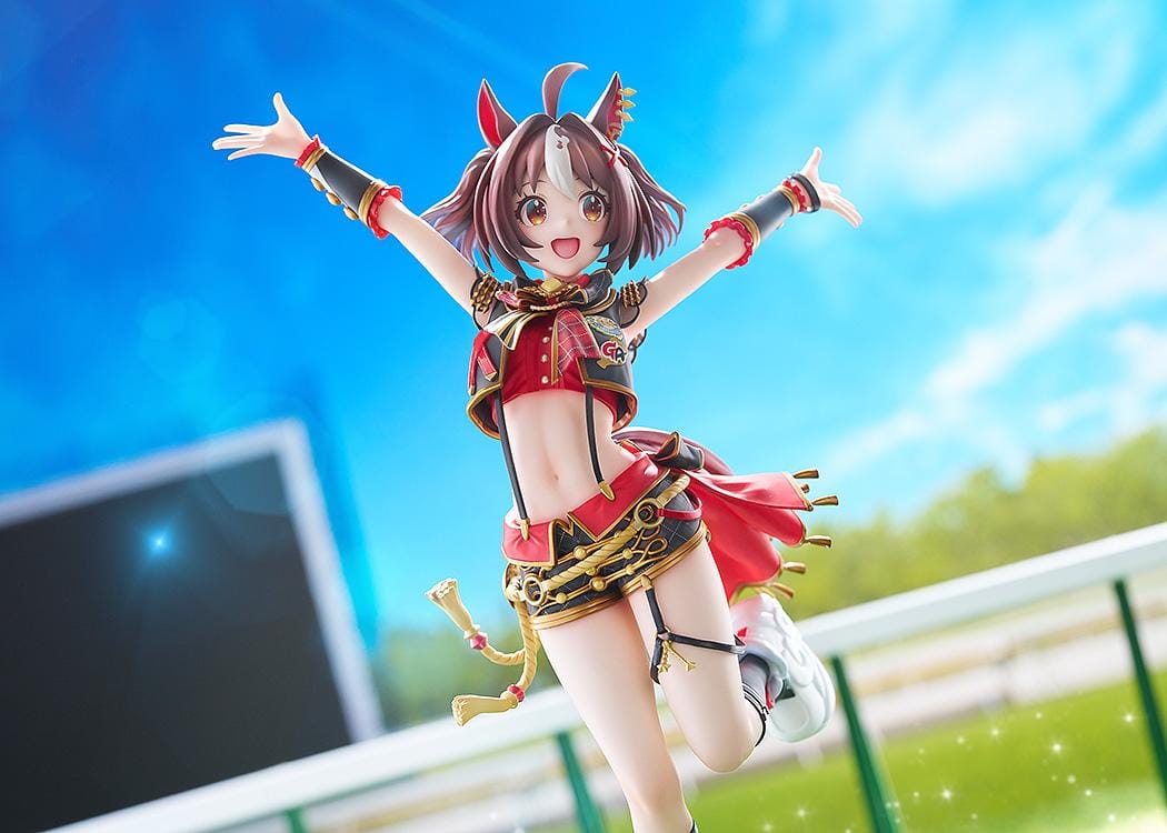 Gran Alegria 1/7 scale figure Umamusume Pretty Derby anime figure dynamic pose race outfit colorful base