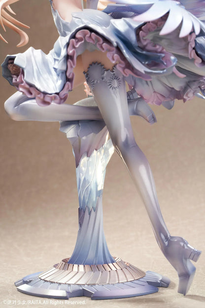 Zettai Junpaku Mahou Shoujo Kotone Sasaki 1/7 scale figure holding staff with flowing hair and magical effects