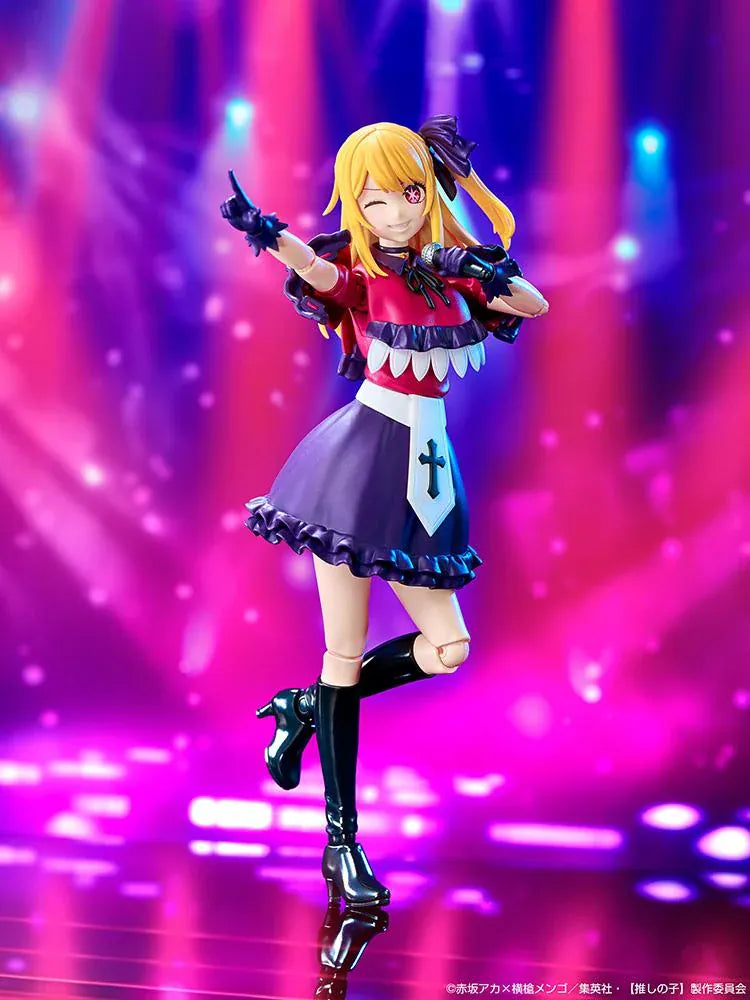 Oshi no Ko KADOKAWA Plastic Model Series Ruby Hoshino articulated model kit in idol outfit