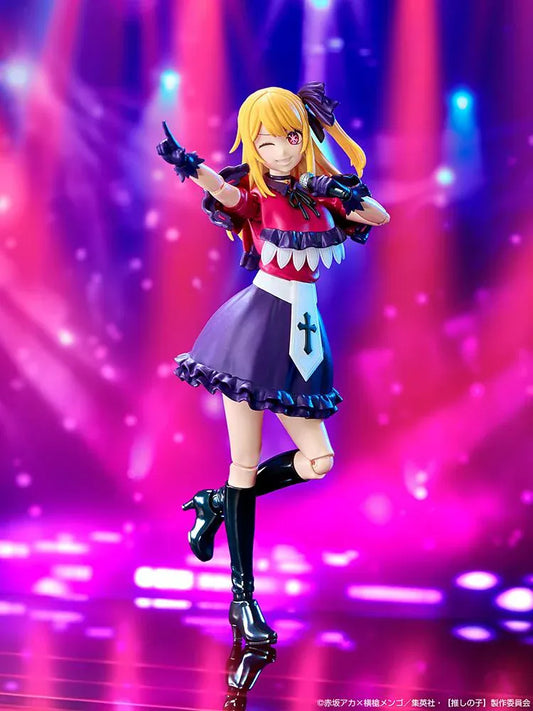 Oshi no Ko KADOKAWA Plastic Model Series Ruby Hoshino articulated model kit in idol outfit