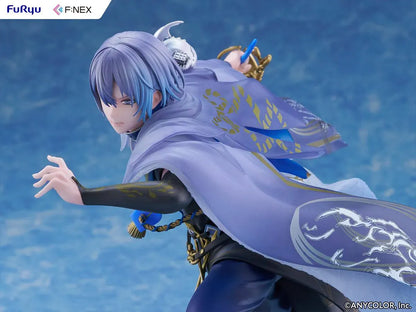 Nijisanji F:NEX Koyanagi Rou 1/7 scale figure in dynamic pose with blue sword