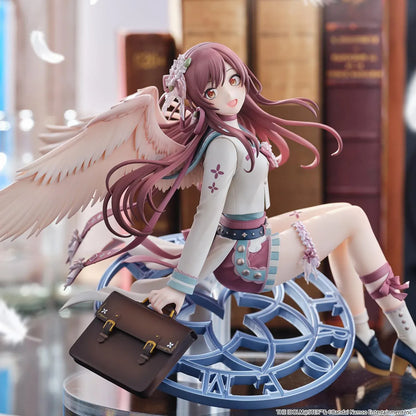Amana Osaki Gardienne Tourmaline 1/6 scale figure with wings seated on clock base with handbag