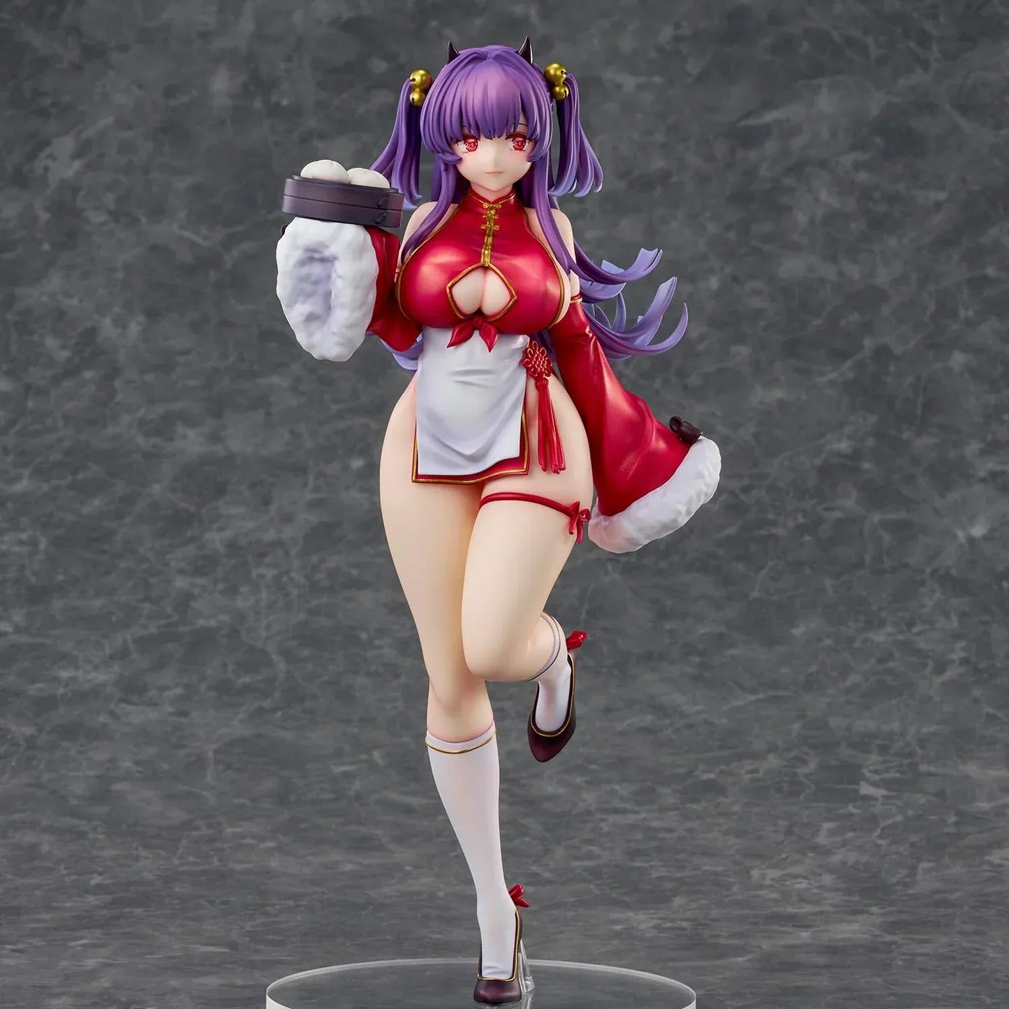 Xin illustration Yuri Kamijo Chinese dim sum shop version 1/6 scale anime figure with red outfit and flowing hair