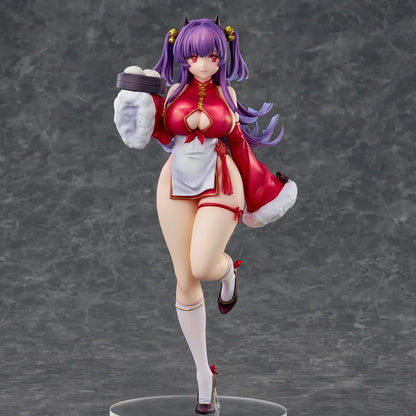Xin illustration Yuri Kamijo Chinese dim sum shop version 1/6 scale anime figure with red outfit and flowing hair