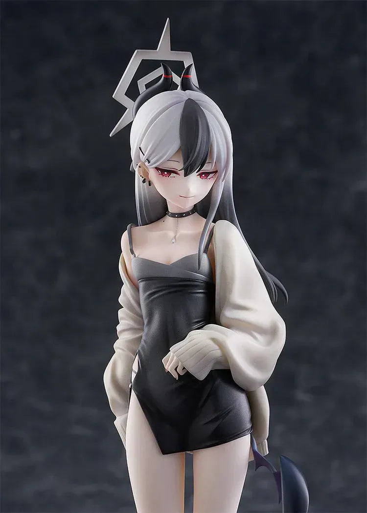 Blue Archive Kayoko Dress 1/7 Scale Figure with black dress white jacket horns and tail