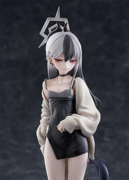 Blue Archive Kayoko Dress 1/7 Scale Figure with black dress white jacket horns and tail