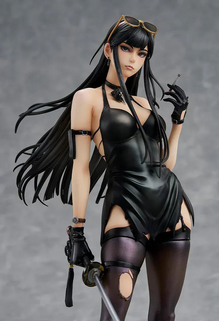 Guweiz Illustration G.A.F.C. Series IRENA figure with long black coat and sword
