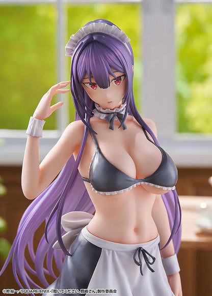 Please Put Them On, Takamine-san Takane Takamine 1/6 Scale Figure featuring Takane with long purple hair, red eyes, maid-inspired outfit, apron details, and elegant display pose.