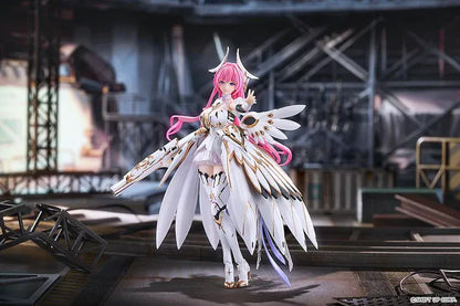 GODDESS OF VICTORY NIKKE Hyper Body Dorothy articulated figure wearing a white-and-gold outfit with mechanical wings.