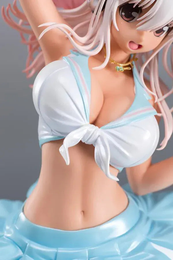 Super Sonico Cheer Girl Sun-kissed Version 1/6 scale figure with pom-poms