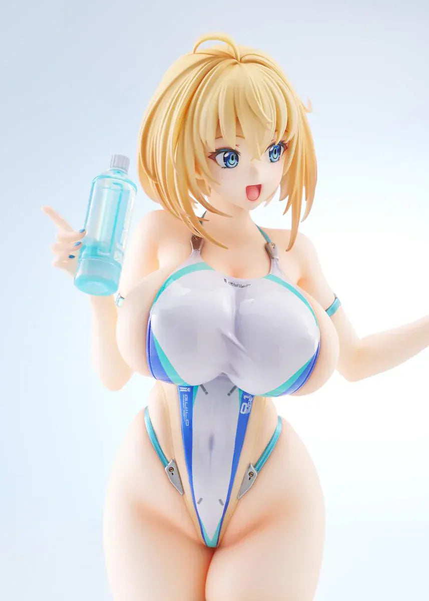 Bunny Suit Planning Sophia F. Shirring High-Cut Swimsuit Version 1/6 scale anime figure posed on round display base