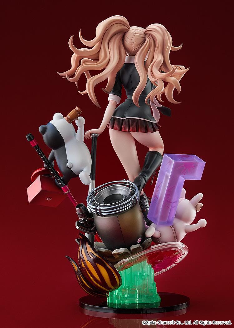 Danganronpa 15th Anniversary 1/7 scale Junko Enoshima figure with Monokuma and detailed diorama base