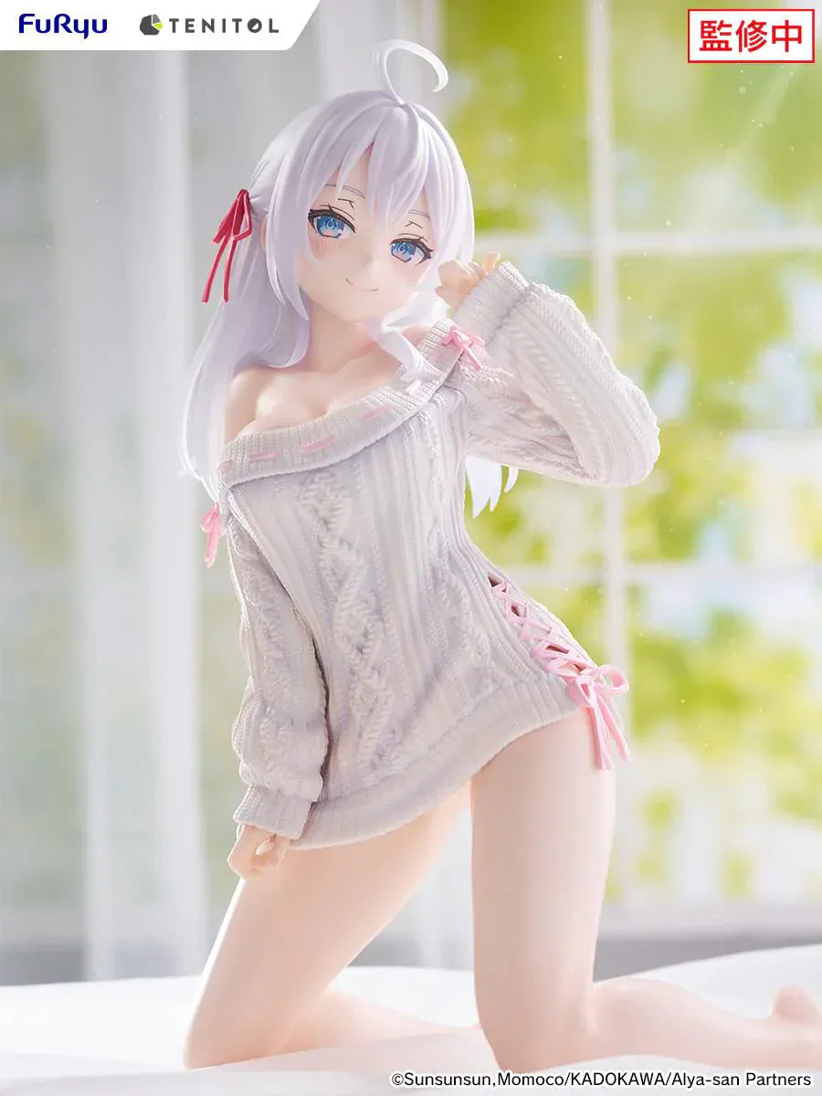Alya knit version Tenitol Big Noodle Stopper figure Alya Sometimes Hides Her Feelings in Russian anime collectible