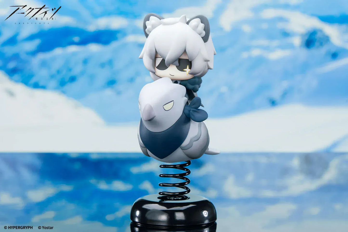 Arknights SilverAsh Happy Shake springy chibi figure