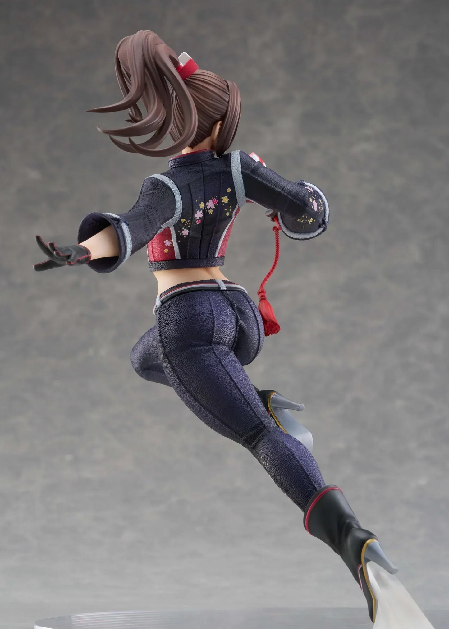 Mai Shiranui City of the Wolves 1/7 scale figure in dynamic action pose with modern ninja outfit