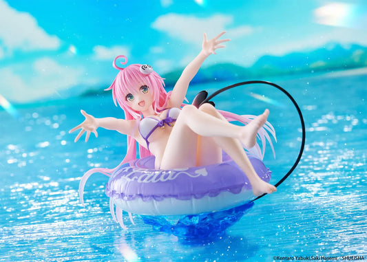 Lala Aqua Float Girls figure To Love Ru Darkness anime swimsuit figure with inflatable float base