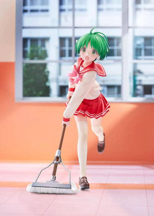 To Heart Multi 1/7 scale figure featuring Multi in her classic school uniform holding a mop in a cheerful cleaning pose