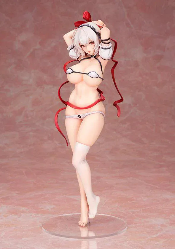 Azur Lane Sirius Dakimakura Ver. 1/6 scale figure set featuring two poses with red ribbon details