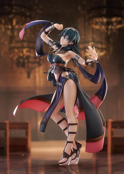 “Fire Emblem Three Houses Byleth Dancer Version 1/7 Scale Figure in dynamic dancing pose with flowing outfit and detailed sculpt.”