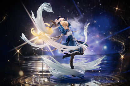Honkai Star Rail x Fate stay night Unlimited Blade Works Saber 1/7 scale figure with blue outfit sword and translucent effect parts
