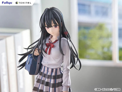 My Teen Romantic Comedy SNAFU Tenitol Tall Yukino Yukinoshita figure in school uniform holding bag