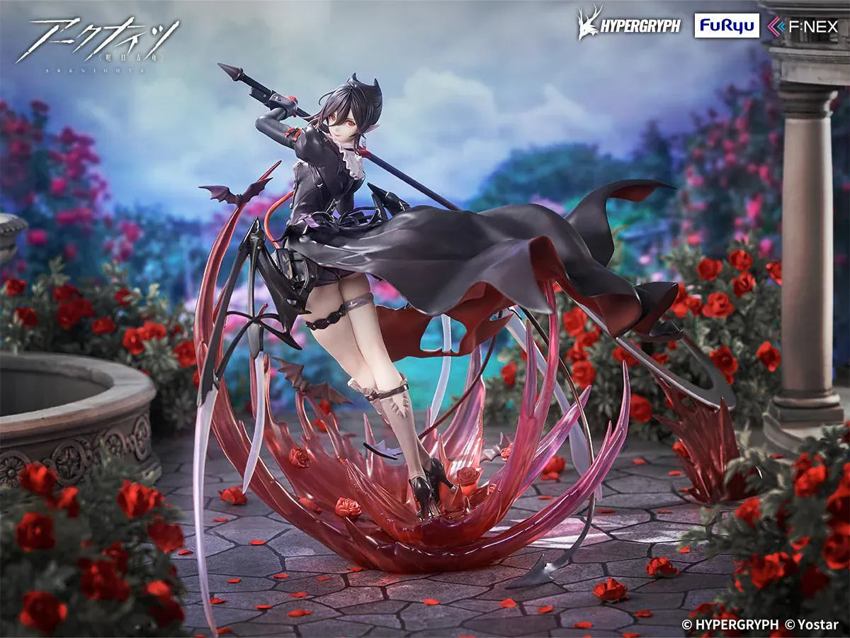 Entelechia Elite 2 Arknights 1/7 scale figure with red energy base and weapon