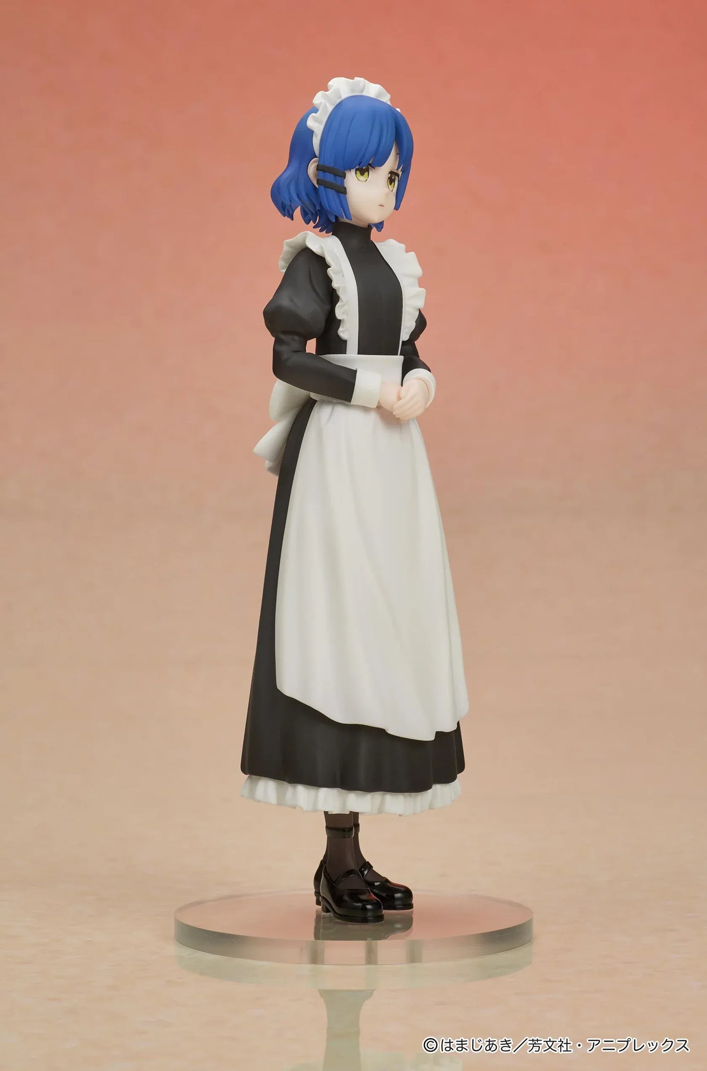 Bocchi the Rock DIGSTA Ryo Yamada figure wearing a black and white maid outfit