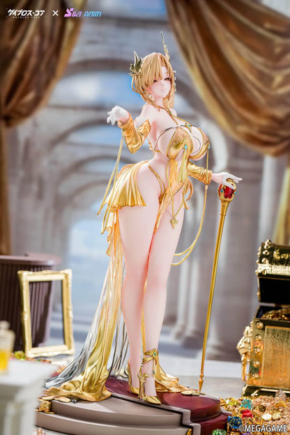 Daiblos Core Lobera Hot Passion Night Ver. 1/6 Scale Figure wearing an ornate gold outfit with jeweled accessories and decorative staff