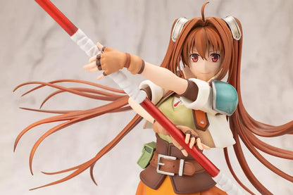 The Legend of Heroes Trails in the Sky Estelle Bright 1/8 Scale Figure holding her staff in a dynamic battle pose