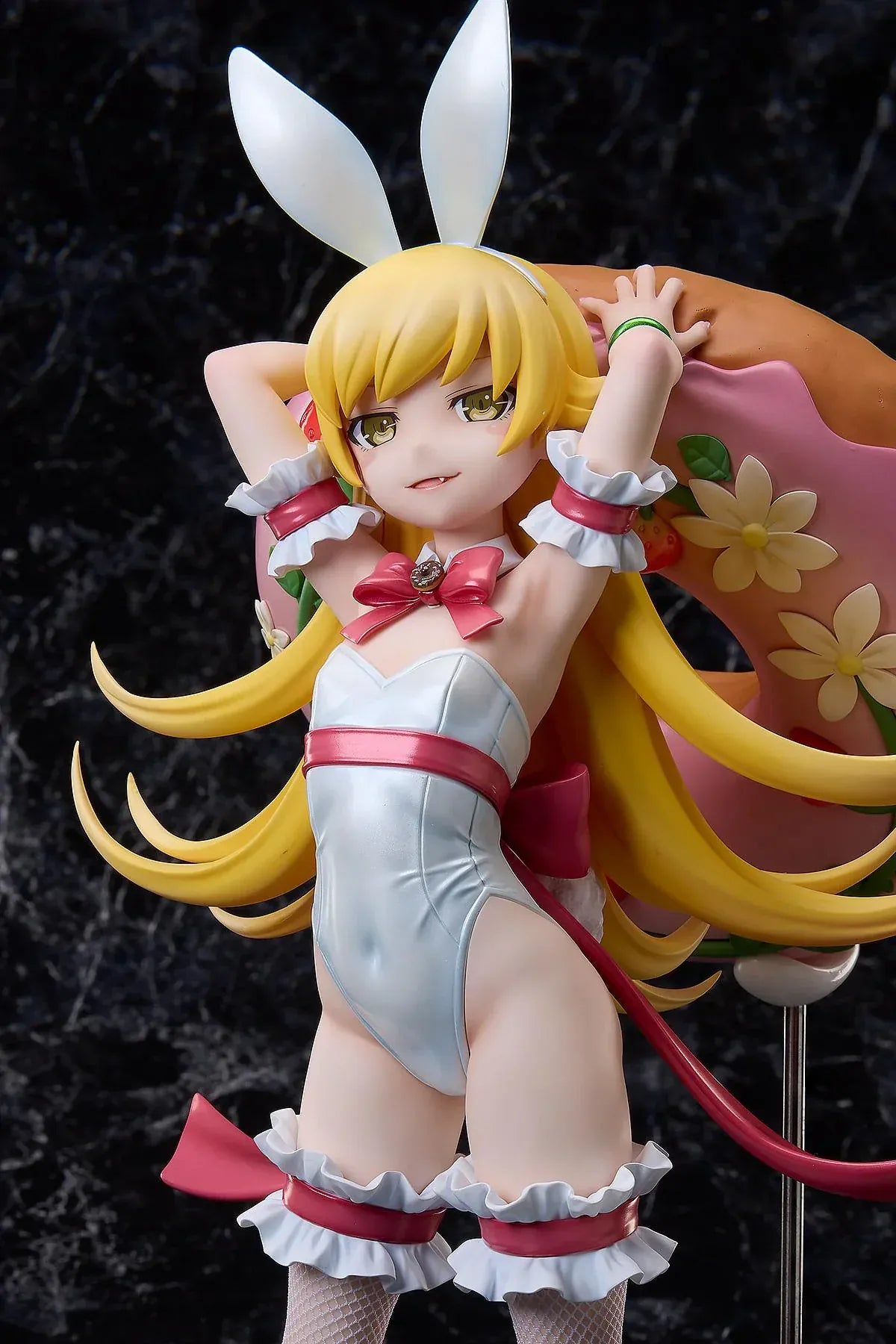 Monogatari Shinobu Oshino White Bunny Ver 1/4 scale figure with blonde hair and white bunny outfit
