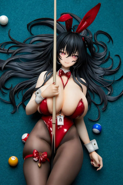 Azur Lane Taihou Fun on the Baize 1/7 scale figure featuring red bunny outfit on billiards table-themed display base