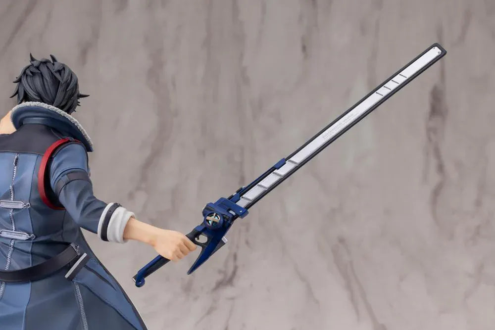 The Legend of Heroes Trails Through Daybreak Van Arkride 1/8 Scale Figure in a dynamic battle pose wielding his weapon