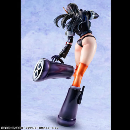 "One Piece Portrait of Pirates Nico Robin Evolutionary History figure standing in futuristic outfit with dynamic pose."