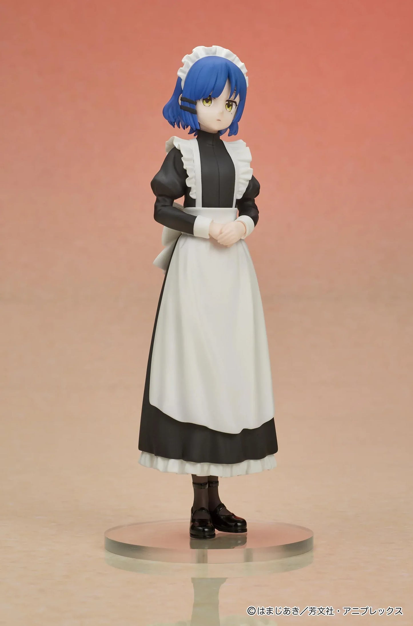 Bocchi the Rock DIGSTA Ryo Yamada figure wearing a black and white maid outfit