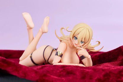 BUNNY SUIT PLANNING figma Veronica Sweetheart Swimsuit Ver. Figure with blonde hair, red swimsuit, sunglasses, platform sandals, and weapon accessory