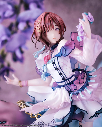 The Idolmaster Shiny Colors Lucrea Madoka Higuchi Merry Figure with pastel idol dress, floral accessories, flowing skirt, and elegant pose