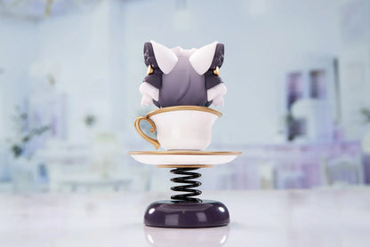 Azur Lane Cheshire Happy Shake non-scale chibi figure in teacup with spring wobble base