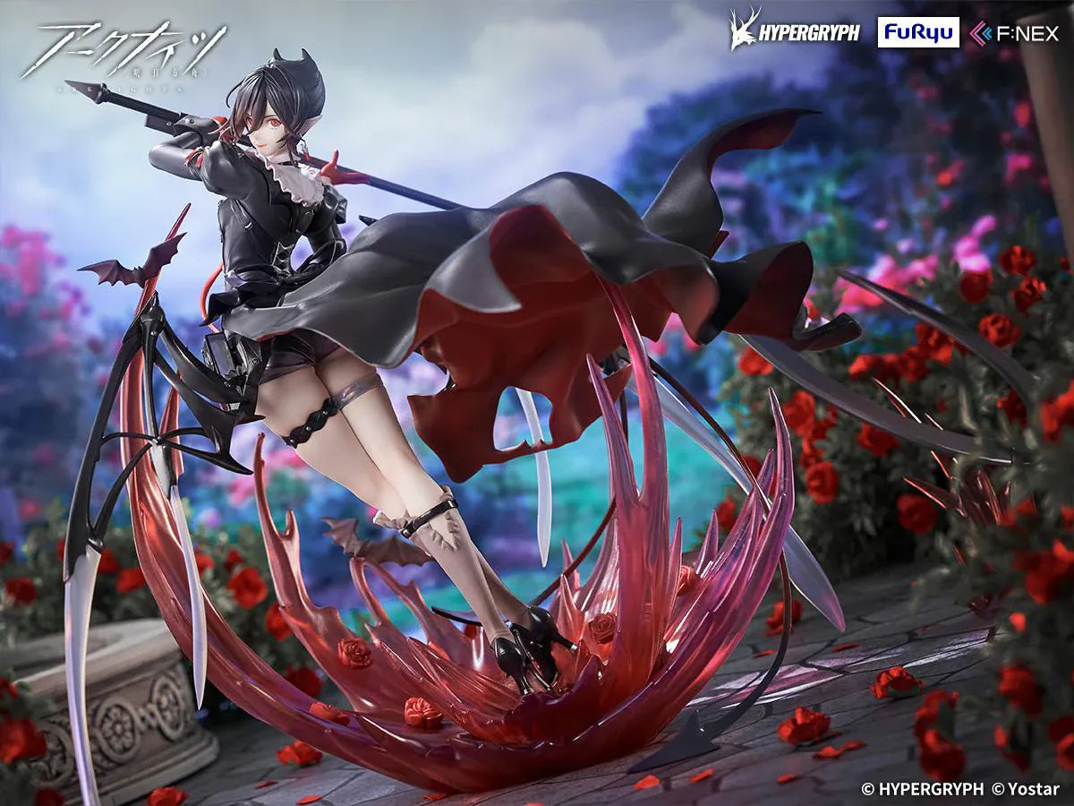 Entelechia Elite 2 Arknights 1/7 scale figure with red energy base and weapon