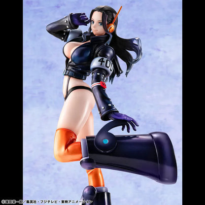 "One Piece Portrait of Pirates Nico Robin Evolutionary History figure standing in futuristic outfit with dynamic pose."